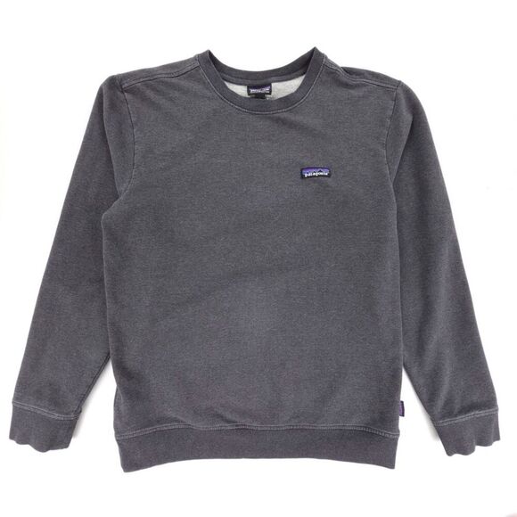 PATAGONIA M's P-6 Label Midweight Crew Sweatshirt Fleece Logo Athleisure Lounge - Picture 1 of 10